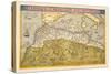 Map of Northern Africa-Abraham Ortelius-Stretched Canvas