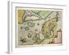 Map of Northern Europe, from Theatrum Orbis Terrarum by Abraham Ortelius, 1528-1598, 1570-null-Framed Giclee Print