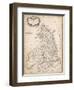 Map of Northumberland-null-Framed Photographic Print