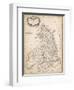 Map of Northumberland-null-Framed Photographic Print