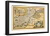 Map of Northwestern Africa-Abraham Ortelius-Framed Art Print