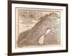 Map of Norway and Sweden, 1872-null-Framed Giclee Print