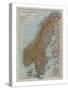 Map of Norway and Sweden, c19th century-Unknown-Stretched Canvas