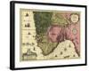 Map Of Norway-Vintage Lavoie-Framed Giclee Print