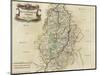Map of Nottinghamshire-Robert Morden-Mounted Giclee Print