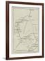 Map of Nubia and the Nile from Assouan to Khartoum-null-Framed Giclee Print