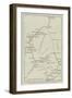 Map of Nubia and the Nile from Assouan to Khartoum-null-Framed Giclee Print