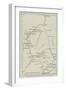 Map of Nubia and the Nile from Assouan to Khartoum-null-Framed Giclee Print