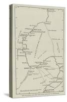 Map of Nubia and the Nile from Assouan to Khartoum-null-Stretched Canvas