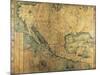 Map of Nueva Espana-Jose Antonio Alzate-Mounted Art Print
