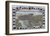 Map Of Oakland California1900-Vintage Lavoie-Framed Giclee Print