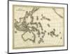 Map of Oceanica, c.1839-Samuel Augustus Mitchell-Mounted Art Print