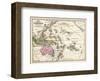 Map of Oceanica, c.1839-Samuel Augustus Mitchell-Framed Art Print