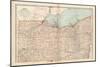 Map of Ohio, Northern Part. United States-Encyclopaedia Britannica-Mounted Art Print