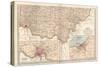 Map of Ohio, Southern Part. United States. Inset Maps of Cincinnati and Cleveland-Encyclopaedia Britannica-Stretched Canvas