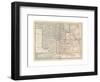 Map of Oklahoma and Indian Territory. United States-Encyclopaedia Britannica-Framed Giclee Print