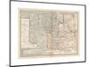 Map of Oklahoma and Indian Territory. United States-Encyclopaedia Britannica-Mounted Giclee Print