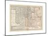 Map of Oklahoma and Indian Territory. United States-Encyclopaedia Britannica-Mounted Giclee Print