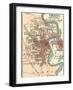 Map of Omaha and Vicinity-Encyclopaedia Britannica-Framed Art Print