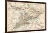 Map of Ontario, Canada, 1870s-null-Framed Giclee Print