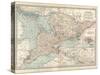 Map of Ontario, Canada. Insets of Toronto and Western Part of Ontario-Encyclopaedia Britannica-Stretched Canvas