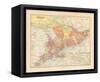 Map of Ontario-Wild Apple Portfolio-Framed Stretched Canvas