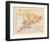 Map of Ontario-Wild Apple Portfolio-Framed Art Print