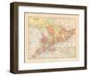 Map of Ontario-Wild Apple Portfolio-Framed Art Print