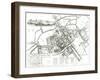 Map of Oxford, 1643-Wenceslaus Hollar-Framed Giclee Print