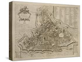 Map of Padua, from 'Les Villes De Venetie', 1704, Published by Pierre Mortier in Amsterdam-Pierre Mortier-Stretched Canvas