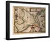 Map of Paduan Domain from Theatrum Civitatum Et Admirandorum Italiae-Joan Blaeu-Framed Giclee Print