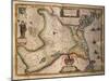 Map of Paduan Domain from Theatrum Civitatum Et Admirandorum Italiae-Joan Blaeu-Mounted Giclee Print