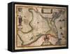 Map of Paduan Domain from Theatrum Civitatum Et Admirandorum Italiae-Joan Blaeu-Framed Stretched Canvas