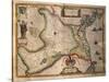 Map of Paduan Domain from Theatrum Civitatum Et Admirandorum Italiae-Joan Blaeu-Stretched Canvas