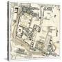 Map of Palatine Hill, City Center of Ancient Rome-null-Stretched Canvas