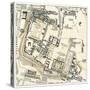 Map of Palatine Hill, City Center of Ancient Rome-null-Stretched Canvas