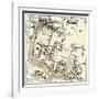 Map of Palatine Hill, City Center of Ancient Rome-null-Framed Giclee Print