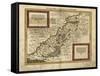 Map of Palestine, 1588-Science Source-Framed Stretched Canvas