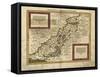 Map of Palestine, 1588-Science Source-Framed Stretched Canvas