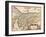 Map of Palestine 1629-Jodocus Hondius-Framed Giclee Print