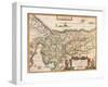 Map of Palestine 1629-Jodocus Hondius-Framed Giclee Print