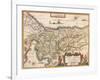 Map of Palestine 1629-Jodocus Hondius-Framed Giclee Print