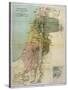 Map of Palestine During New Testament Times-null-Stretched Canvas