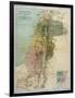 Map of Palestine During New Testament Times-null-Framed Photographic Print