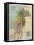 Map of Palestine During New Testament Times-null-Framed Stretched Canvas