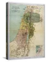 Map of Palestine During New Testament Times-null-Stretched Canvas