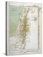 Map of Palestine in Biblical Times-null-Stretched Canvas