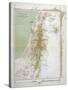 Map of Palestine in Biblical Times-null-Stretched Canvas