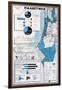 Map of Palestine Showing the Increase in Jewish Population Between 1934 and 1956-null-Framed Giclee Print