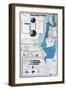 Map of Palestine Showing the Increase in Jewish Population Between 1934 and 1956-null-Framed Giclee Print